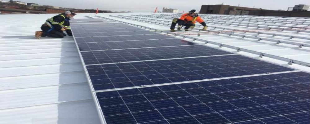 Solar Panel Installation at the University of Winnipeg (Manitoba, Canada)